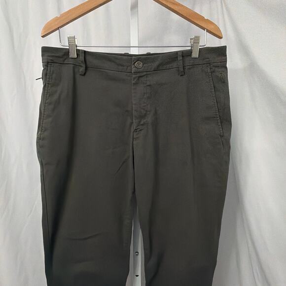 Bird Dogs Pants Mens 36 x 32 Gray Lined Performance Stretch Athletic Chino Golf - Picture 4 of 11